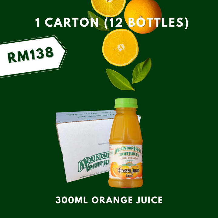300ml Orange - Mountain Fresh Fruit Juices